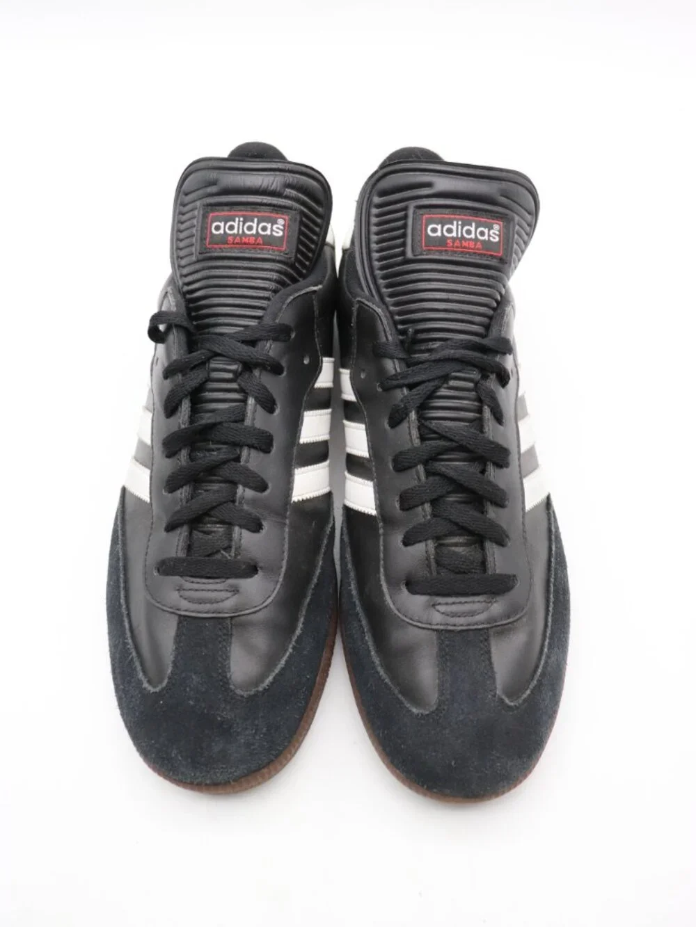 Adidas Samba Classic Men's Size 13 Black Leather Sneakers Athletic Shoes 034563
